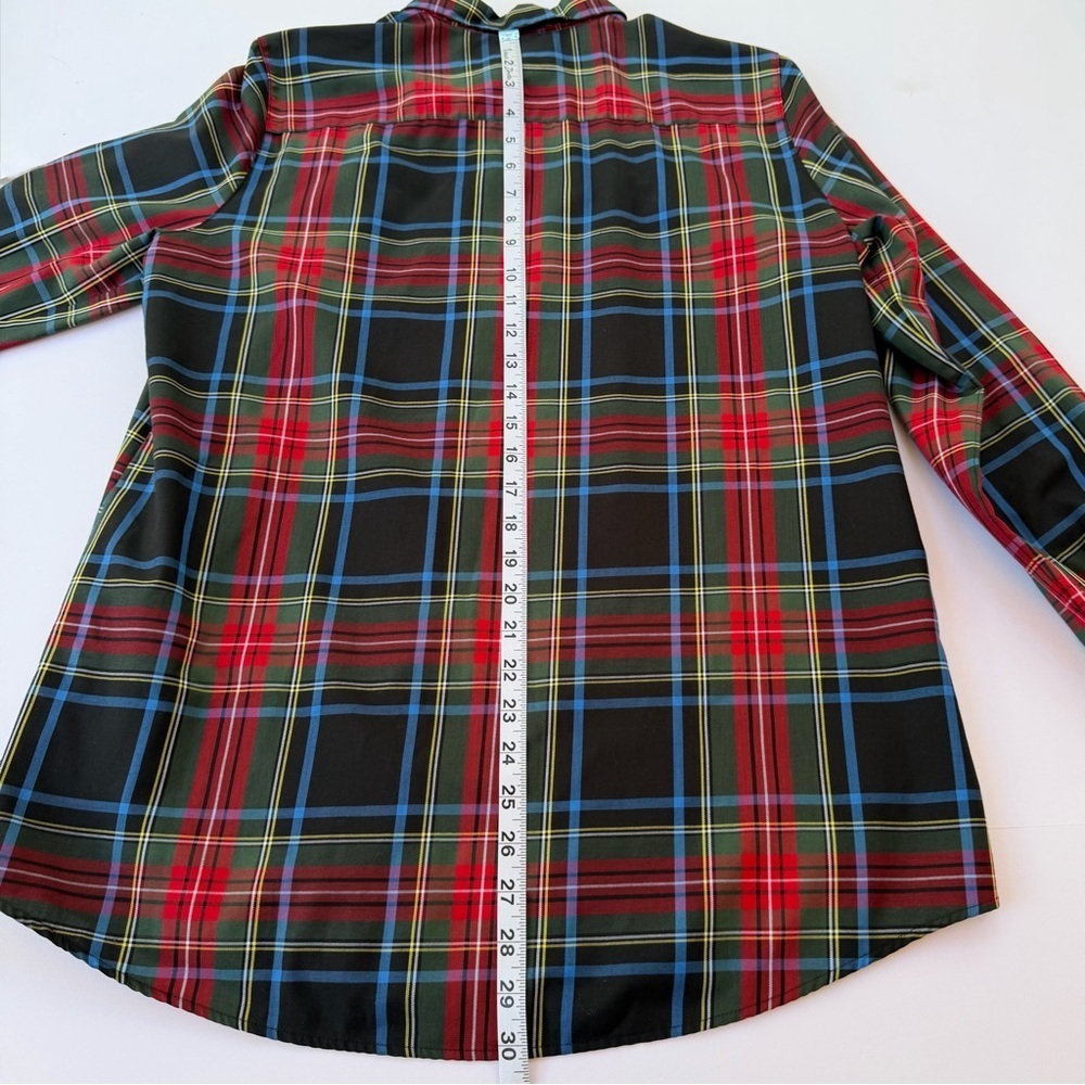 Woman’s Orvis Long Sleeve Plaid Shirt Size 14 - Picture 7 of 8